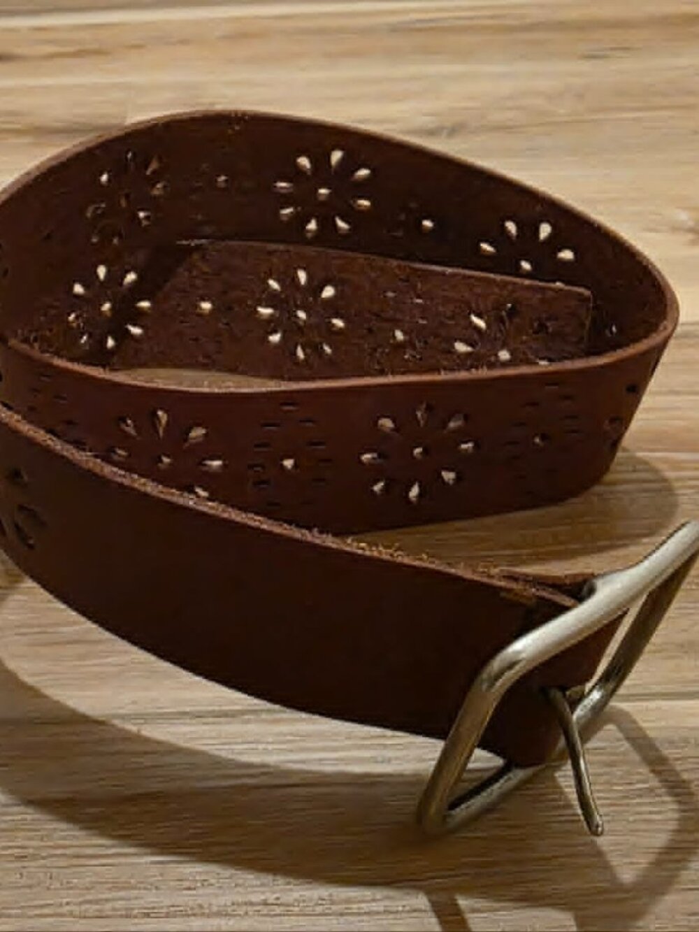 Brown leather Belt
